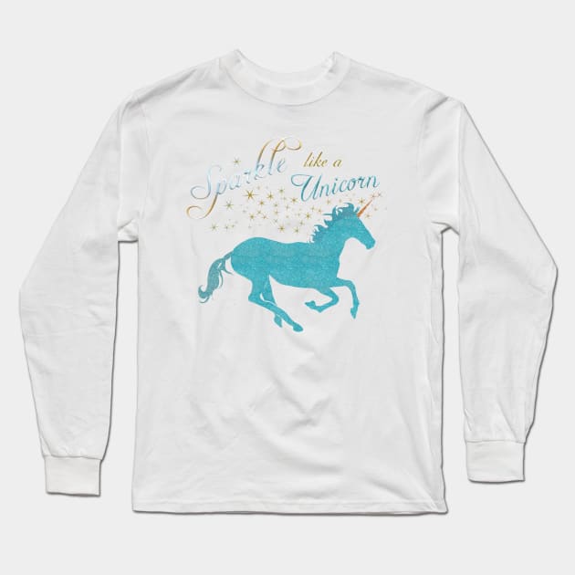 Sparkle Like a Unicorn Long Sleeve T-Shirt by Holisticfox